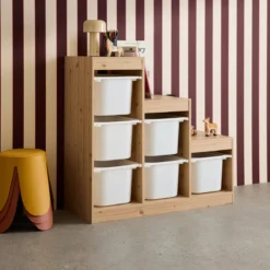 sweeek Mobile contenitore per bambini a scala con 6 contenitori