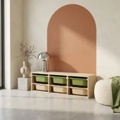 sweeek Mobile di stoccaggio per bambini con 6 contenitori colorati