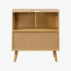 sweeek Mobile lavabo vintage decorato in legno