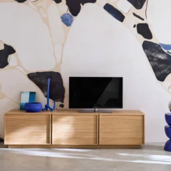 sweeek Mobile TV decorativo in legno 3 ante 180cm