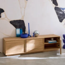 sweeek Mobile TV decorativo in legno 3 ante 180cm