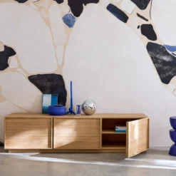 sweeek Mobile TV decorativo in legno 3 ante 180cm