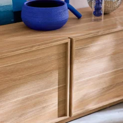 sweeek Mobile TV decorativo in legno 3 ante 180cm