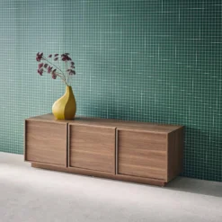 Mobile TV decorazione legno 3 ante 140cm