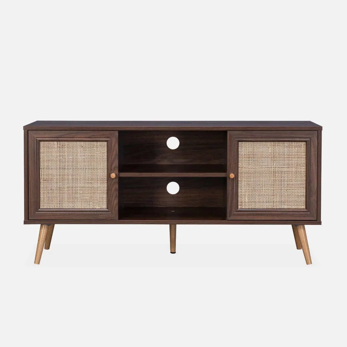 sweeek Mobile TV in cannage 2 livelli, 120cm