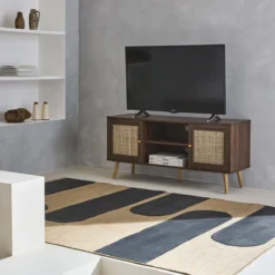 sweeek Mobile TV in cannage 2 livelli, 120cm