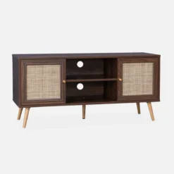 sweeek Mobile TV in cannage 2 livelli, 120cm