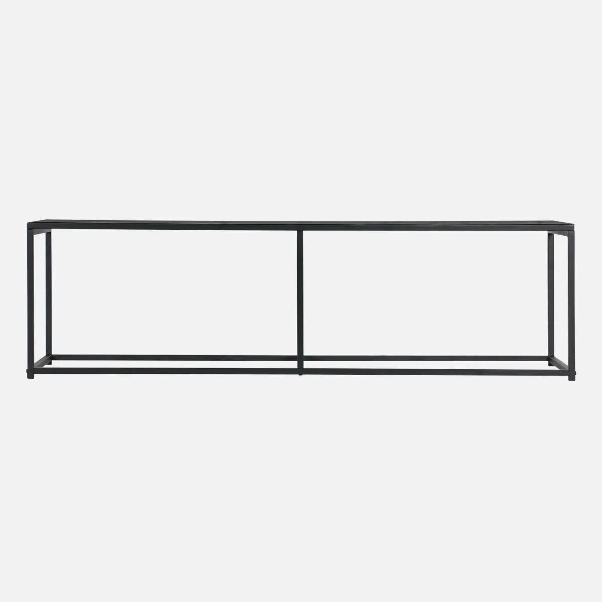 sweeek Mobile TV industriale in metallo con barra di rinforzo, 140cm