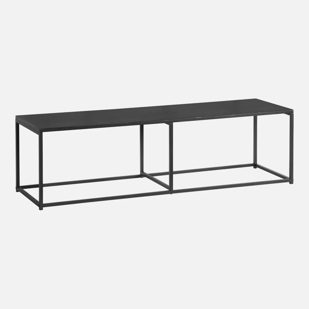 sweeek Mobile TV industriale in metallo con barra di rinforzo, 140cm