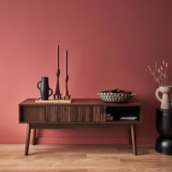 sweeek Mobile TV scandinavo a 2 ante effetto legno, 115cm