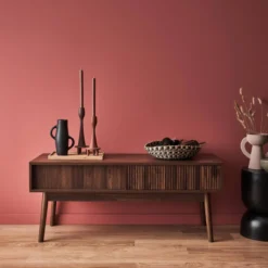 sweeek Mobile TV scandinavo a 2 ante effetto legno, 115cm