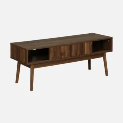 sweeek Mobile TV scandinavo a 2 ante effetto legno, 115cm