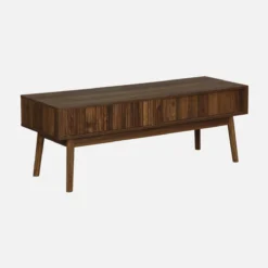sweeek Mobile TV scandinavo a 2 ante effetto legno, 115cm