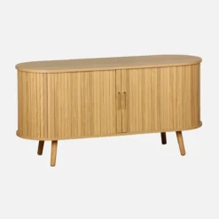 sweeek Mobile TV scandinavo con 2 ante scorrevoli, 120cm