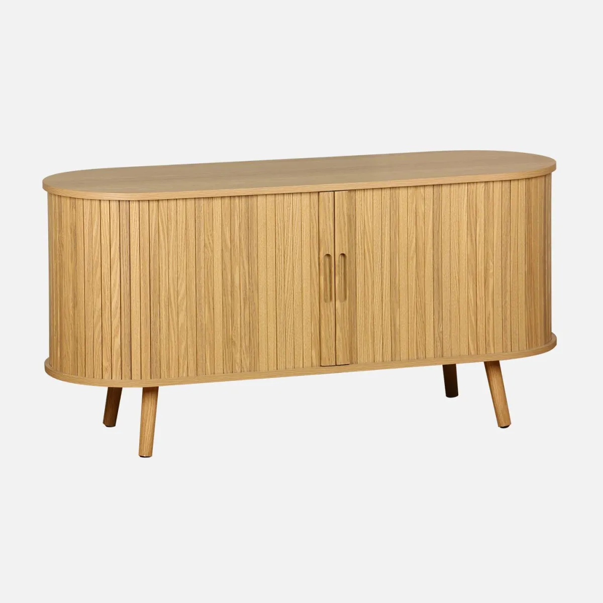 sweeek Mobile TV scandinavo con 2 ante scorrevoli, 120cm