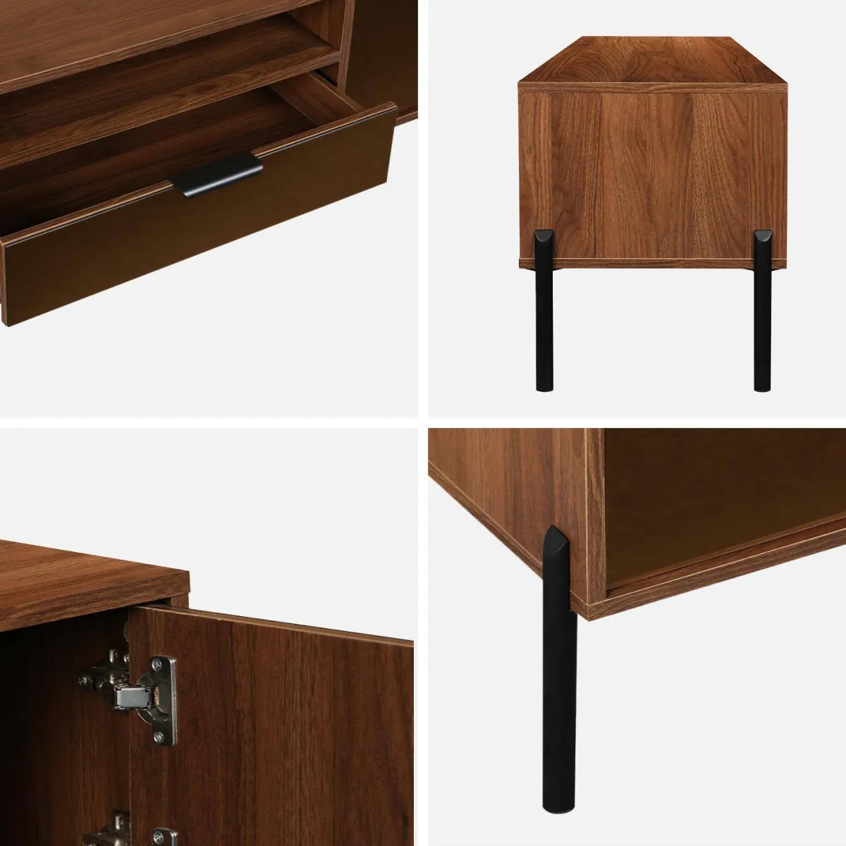 sweeek Mobili TV vintage effetto legno 151,5cm