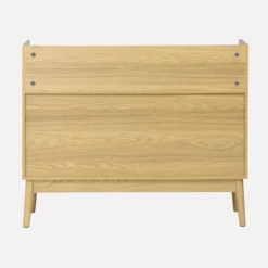 sweeek Mobili vintage per vinili con decorazioni in legno