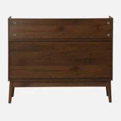 sweeek Mobili vintage per vinili effetto legno