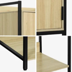 Modulo armadio con 5 ripiani e 1 anta