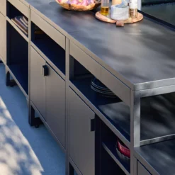 sweeek Modulo cucina da esternao in acciaio, 6 moduli