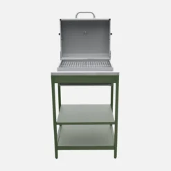Modulo cucina da esterno con barbecue a carbonella