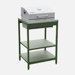 Modulo cucina da esterno con barbecue a carbonella