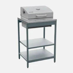 Modulo cucina da esterno con barbecue a carbonella