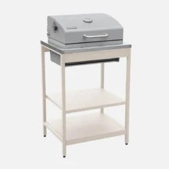 Modulo cucina da esterno con barbecue a carbonella