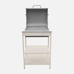 Modulo cucina da esterno con barbecue a carbonella