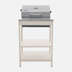 Modulo cucina da esterno con barbecue a carbonella