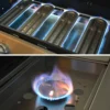 sweeek Modulo cucina da esterno con barbecue a 4 bruciatori, fuoco laterale, lavello e porta utensili