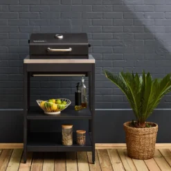 sweeek Modulo cucina da esterno con barbecue a carbonella