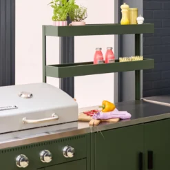 sweeek Modulo cucina da esterno con barbecue a gas a 3 bruciatori, 5 moduli