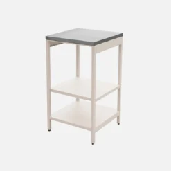 Modulo cucina da esterno in acciaio con 2 ripiani, 49cm