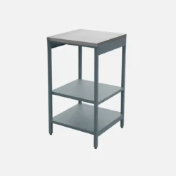 Modulo cucina da esterno in acciaio con 2 ripiani, 49cm