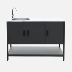 Modulo cucina da esterno in acciaio inossidabile, 3 moduli