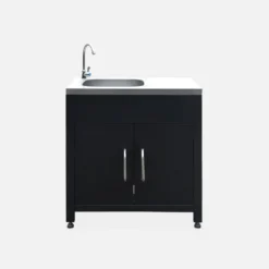 sweeek Modulo cucina da esterno in acciaio inox, 6 moduli