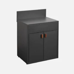 sweeek Modulo cucina da esterno in acciaio con 2 ante, 80cm
