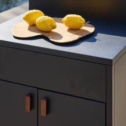 sweeek Modulo cucina da esterno in acciaio con 2 ante, 80cm