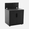 sweeek Modulo cucina da esterno in acciaio 2 porte 1 gancio, 80cm
