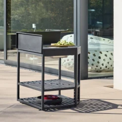 sweeek Modulo cucina da esterno in acciaio con accessori, 80cm