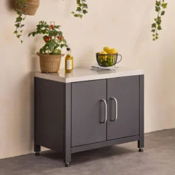 sweeek Modulo cucina da esterno in acciaio, 80cm