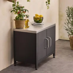 sweeek Modulo cucina da esterno in acciaio, 80cm