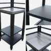 sweeek Modulo cucina da esterno in acciaio 2 ripiani, 48.5cm