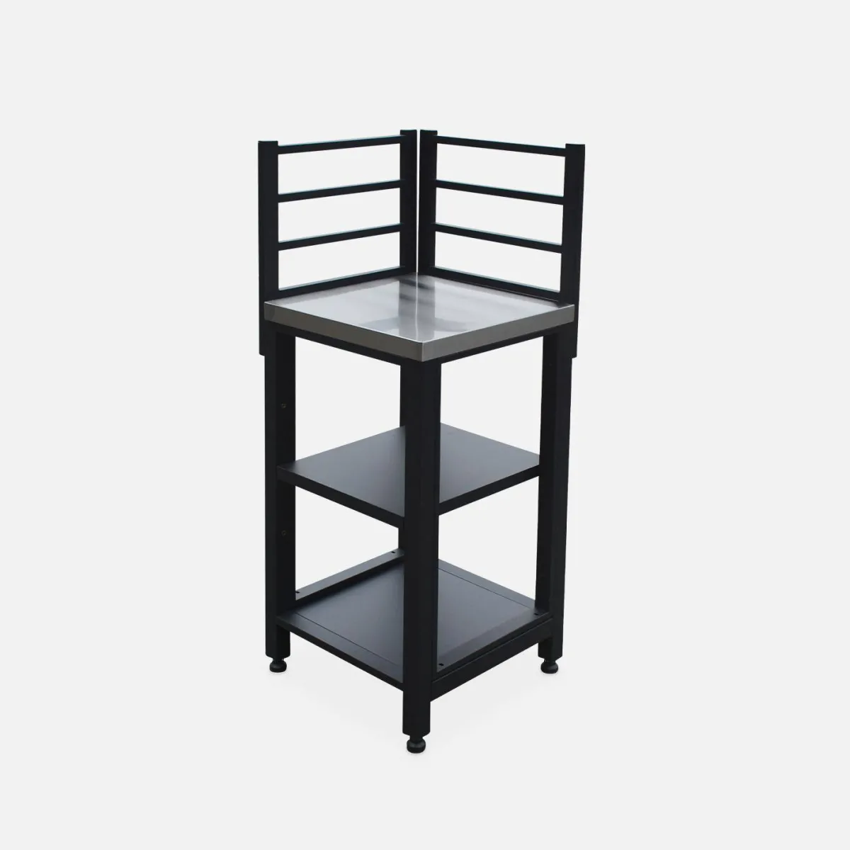 sweeek Modulo cucina da esterno in acciaio 2 ripiani, 48.5cm