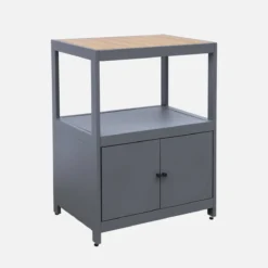 sweeek Modulo cucina da esterno in alluminio e polywood a 2 ante