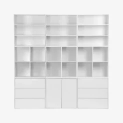 sweeek Modulo di stoccaggio decorativo in legno 3 cassetti