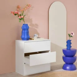 sweeek Modulo di stoccaggio decorativo in legno 3 cassetti