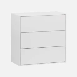 sweeek Modulo di stoccaggio decorativo in legno 3 cassetti