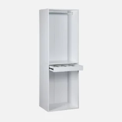 sweeek Modulo guardaroba con appendiabiti e portapantaloni